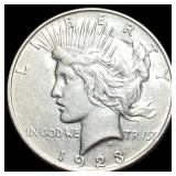 1923 Silver Peace Dollar CLOSELY UNCIRCULATED