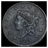 1834 Coronet Head Large Cent CHOICE AU