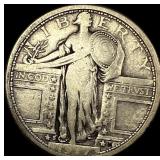 1927-S Silver Standing Liberty Quarter  LIGHTLY C