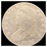 1830 Capped Bust Half Dollar NICELY CIRCULATED