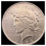 1923 Peace Silver Dollar CLOSELY UNCIRCULATED