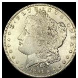 1891-S Silver Morgan Dollar CHOICE BU