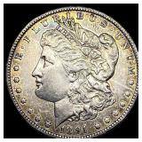 1891 Morgan Silver Dollar NEARLY UNCIRCULATED