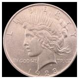 1923 Peace Silver Dollar CLOSELY UNCIRCULATED