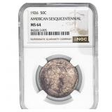 1926 Sesquicentennial Half Dollar NGC MS64