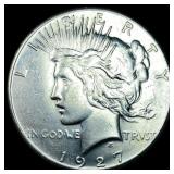 1927 Silver Peace Dollar CLOSELY UNCIRCULATED