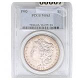 1903 Morgan Silver Dollar PCGS MS63