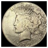 1927-S Silver Peace Dollar NEARLY  UNCIRCULATED