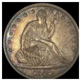1844 Seated Liberty Half Dollar CLOSELY  UNCIRCUL
