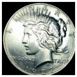 1927 Peace Silver Dollar CLOSELY UNCIRCULATED