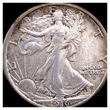 1916-D Walking Liberty Half Dollar CLOSELY  UNCIR