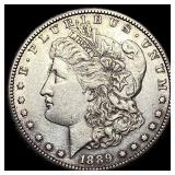 1889-S Silver Morgan Dollar CHOICE AU