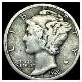 1926-S Silver Mercury Dime LIGHTLY CIRCULATED