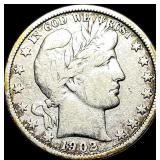1902 Barber Half Dollar NICELY CIRCULATED