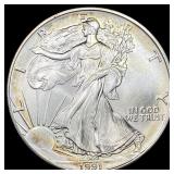 1991 Silver American Eagle $1 SUPERB GEM BU