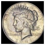 1921 Silver Peace Dollar CLOSELY UNCIRCULATED