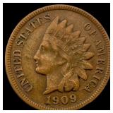 1909-S Indian Head Cent NEARLY UNCIRCULATED