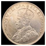1936 Silver Dollar Canada CLOSELY UNCIRCULATED