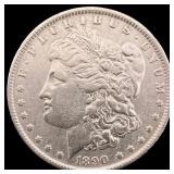 1890-O Silver Morgan Dollar NEARLY UNCIRCULATED