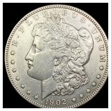 1902 Morgan Silver Dollar CLOSELY UNCIRCULATED