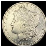 1892-S Silver Morgan Dollar GEM BU