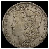 1901 Silver Morgan Dollar ABOUT UNCIRCULATED