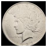 1923-D Silver Peace Dollar CLOSELY UNCIRCULATED