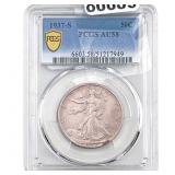 1937-S Walking Liberty Half Dollar PCGS AU58