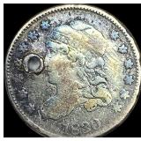 1830 Capped Bust Half Dime NICELY CIRCULATED