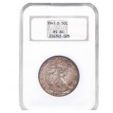 1941-D Walking Liberty Half Dollar NGC MS64