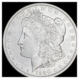 1890 Silver Morgan Dollar CLOSELY UNCIRCULATED