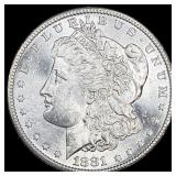 1881-S Silver Morgan Dollar CHOICE BU