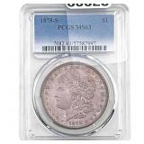 1878-S Morgan Silver Dollar PCGS MS63