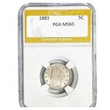 1883 Liberty Victory Nickel PGA MS66