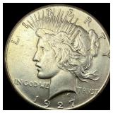 1927 Peace Silver Dollar CHOICE AU
