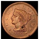 1855 Braided Hair Large Cent HIGH GRADE