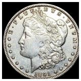 1891-O Silver Morgan Dollar ABOUT UNCIRCULATED