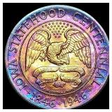 1946 Iowa Statehood Centennial Half Dollar UNCIRCU