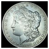 1892-CC Silver Morgan Dollar CHOICE AU