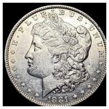 1881-S Silver Morgan Dollar CLOSELY UNCIRCULATED
