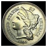 1865 Nickel Three-Cent Piece UNCIRCULATED