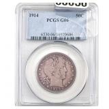 1914 Barber Half Dollar PCGS G06