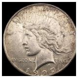 1927 Silver Peace Dollar CLOSELY UNCIRCULATED