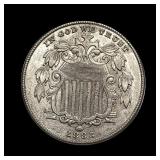1883 Shield Nickel NEARLY UNCIRCULATED