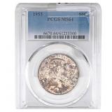 1955 Franklin Half Dollar PCGS MS64