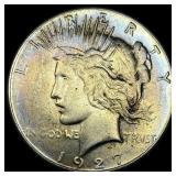 1927-S Silver Peace Dollar CLOSELY UNCIRCULATED