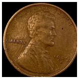 1909-S Lincoln Wheat Cent LIGHTLY CIRCULATED