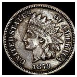 1879 Indian Head Cent ABOUT UNCIRCULATED
