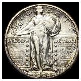 1924 Standing Liberty Quarter ABOUT UNCIRCULATED