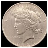 1923 Peace Silver Dollar CLOSELY UNCIRCULATED